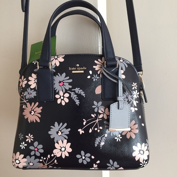 Kate Spade Cameron Street Floral Small Lottie Navy - Picture 3 of 5